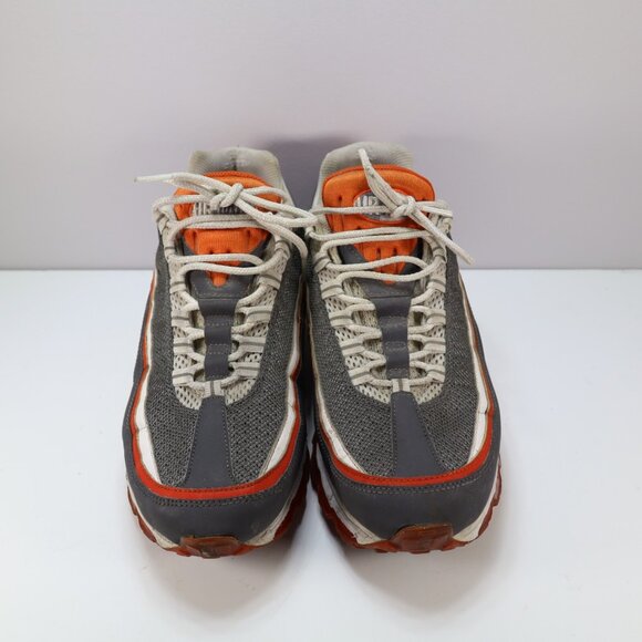 Nike Air Max 24-7 3M Team Orange/Dark Grey Running Shoes Size 11 Y2K USED - Picture 2 of 9